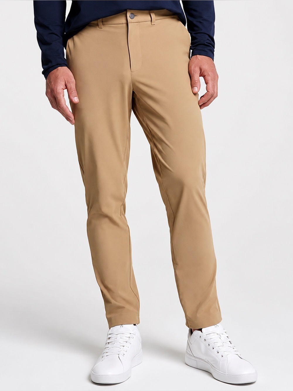 Vrst limitless beige trouser pants size 40x28 athletic performance chinos